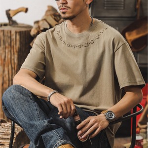 立体スチールプリントTシャツ 225648