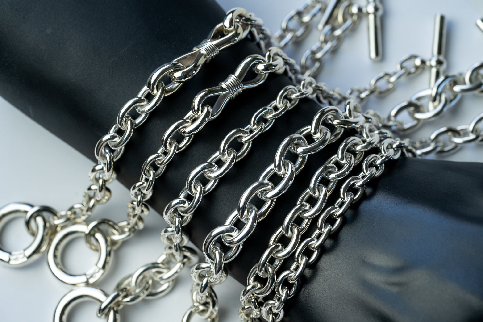 BN-034 Hook connect bracelet (Medium) | WAKAN SILVER SMITH online