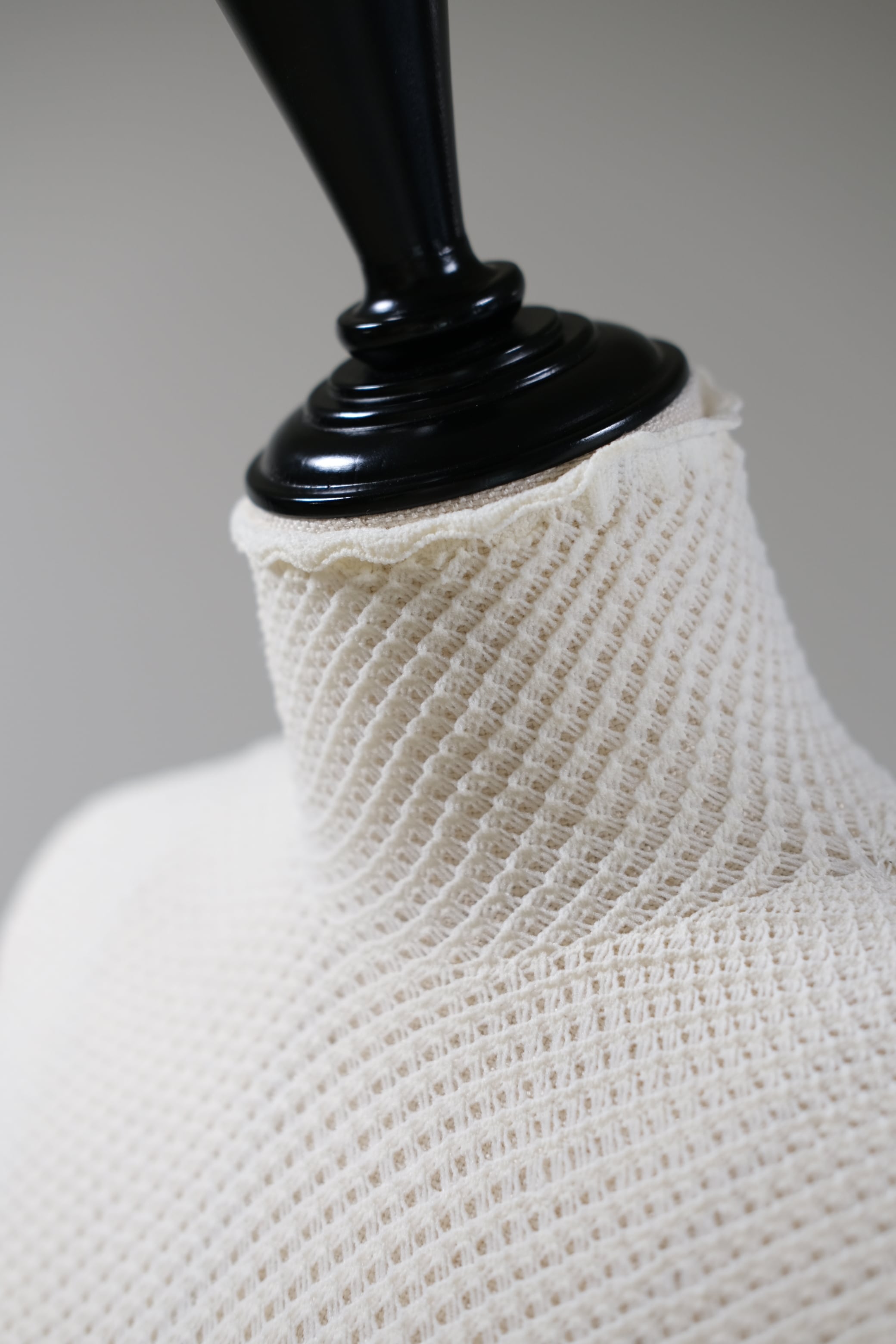 FETICO】LACE KNIT HIGH NECK BODYSUIT - off white - | loop