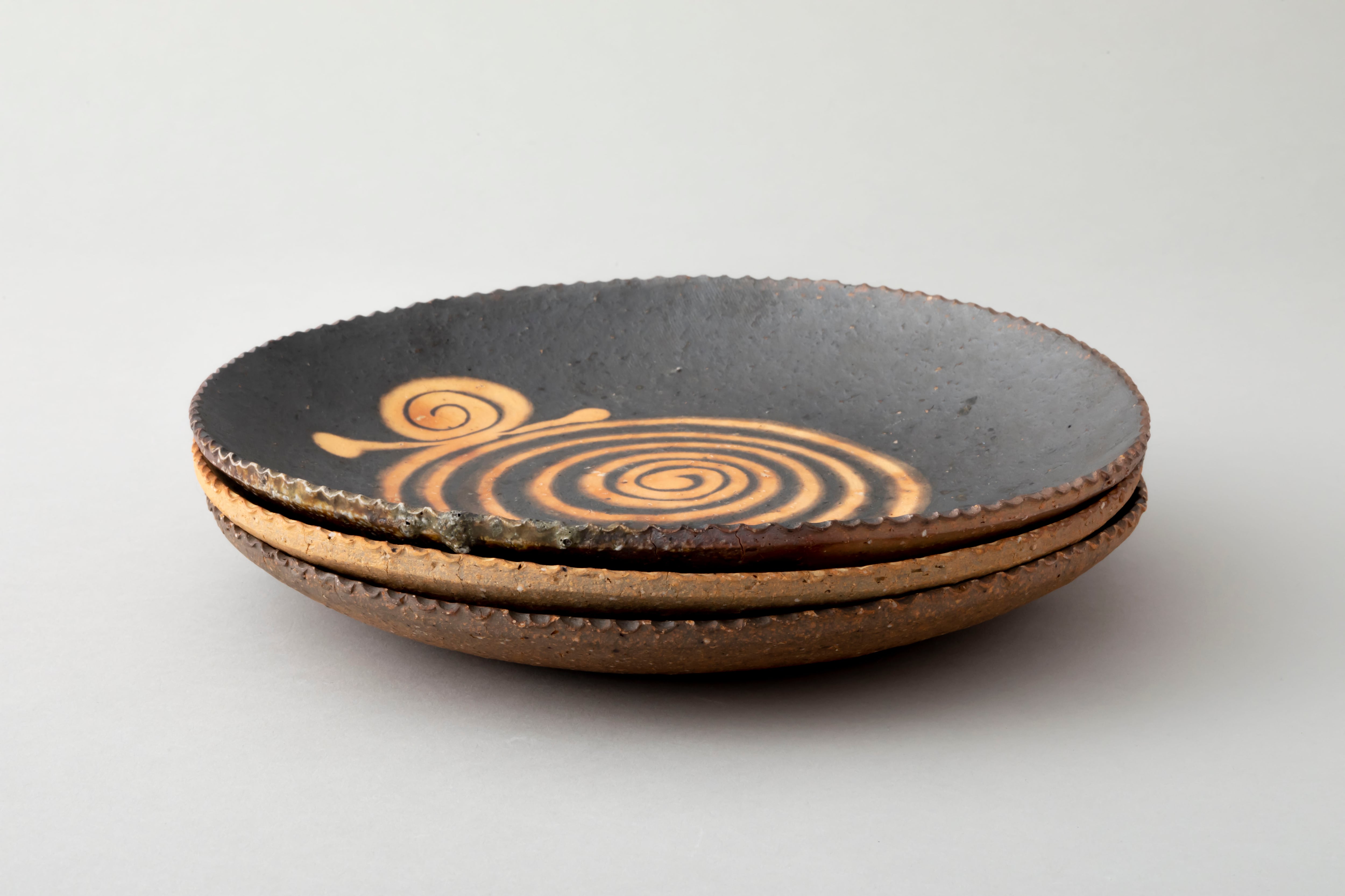 つくも窯 十場天伸 一点もの 尺鉢