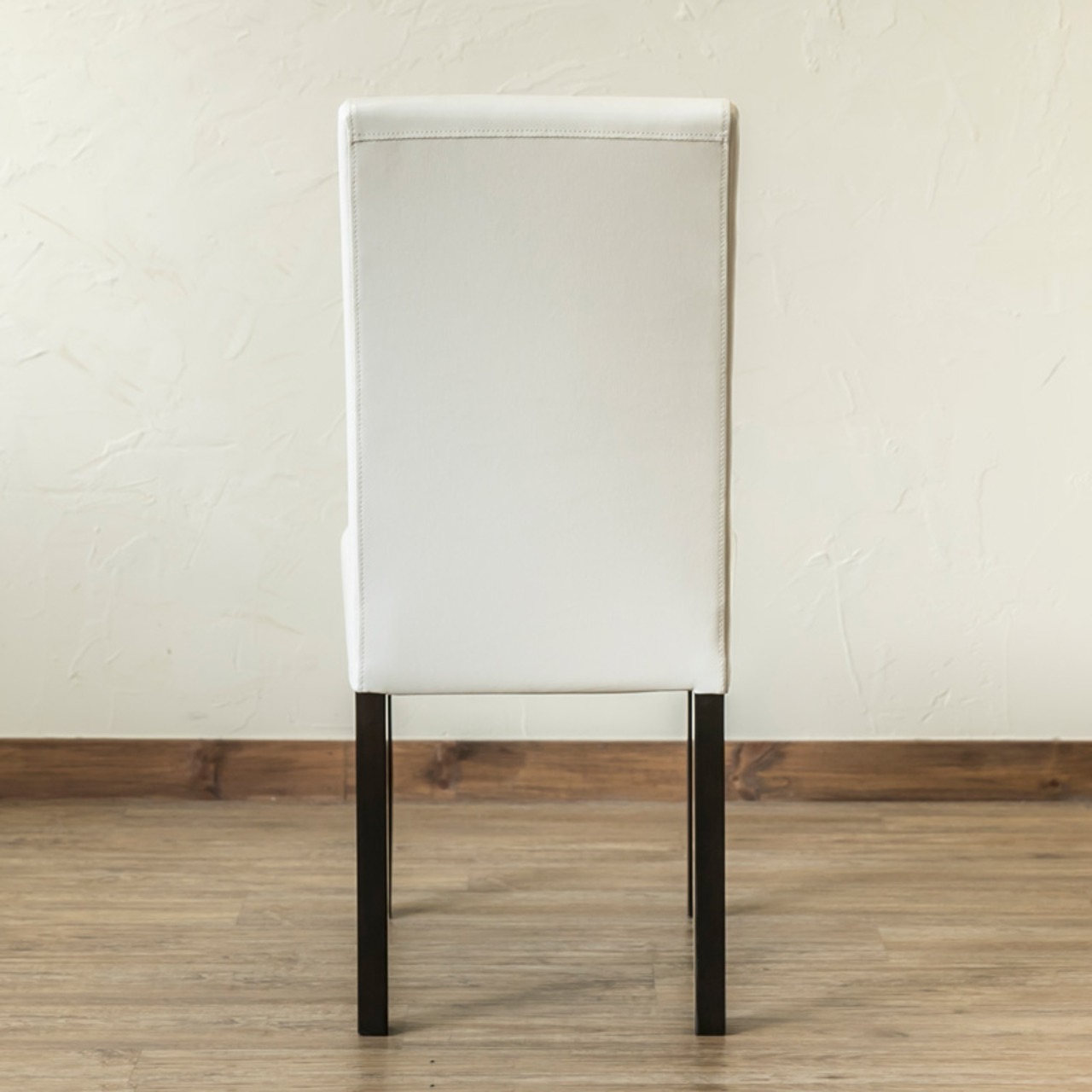 【アウトレット】PUダイニングチェア　2脚入り　BK/BR/IV