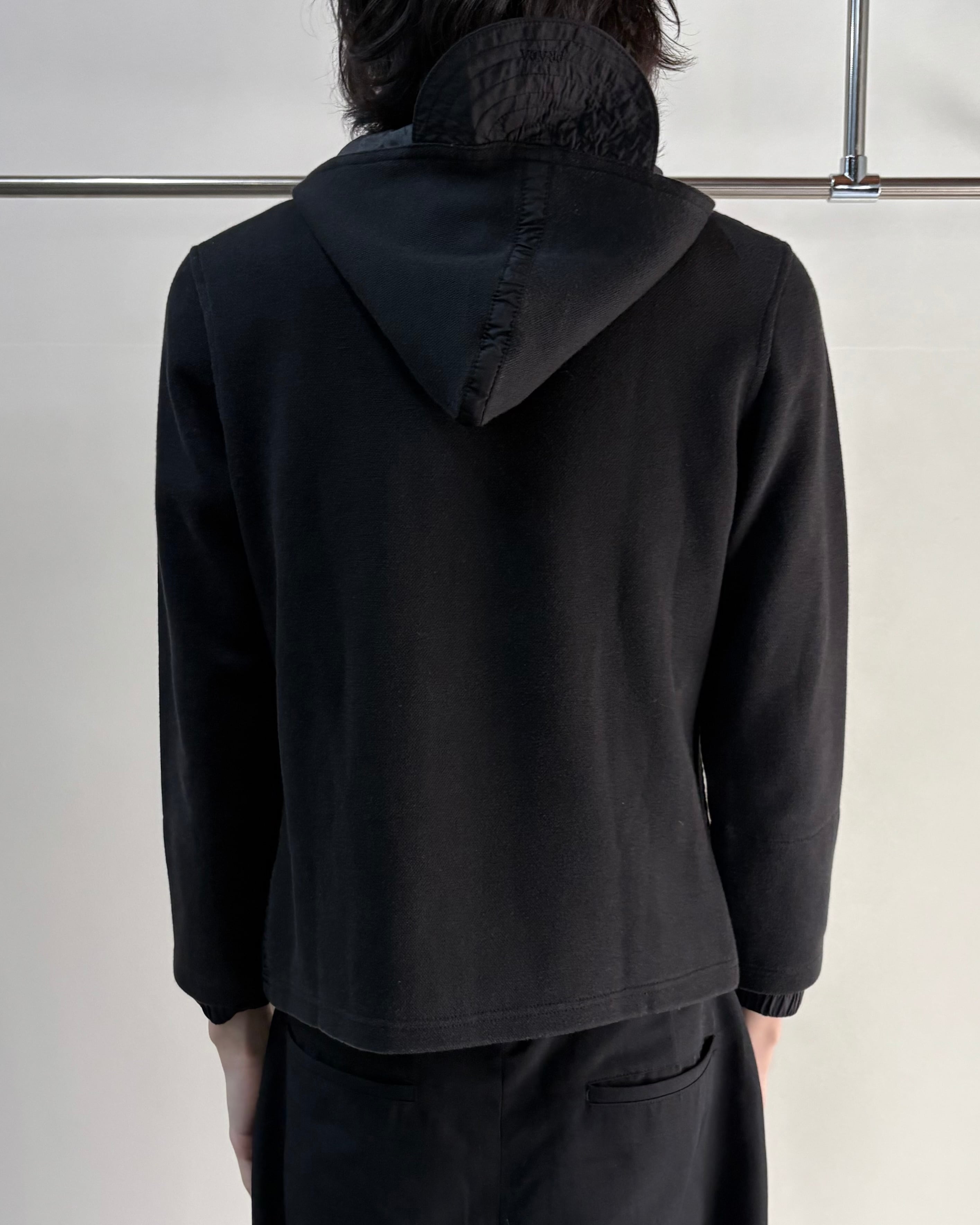 PRADA SPORT】nylon switching zip up hoodie | blendmarket