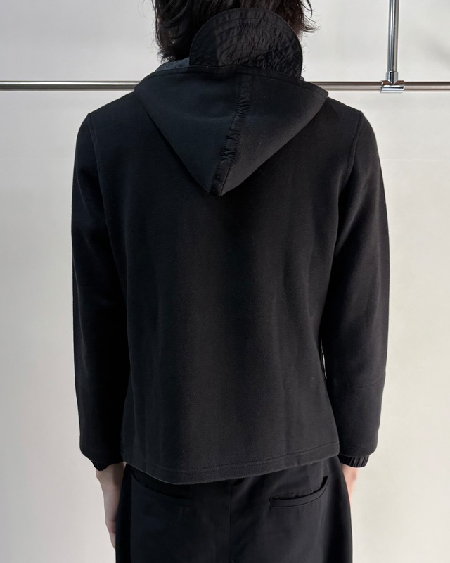 【PRADA SPORT】nylon switching zip up hoodie