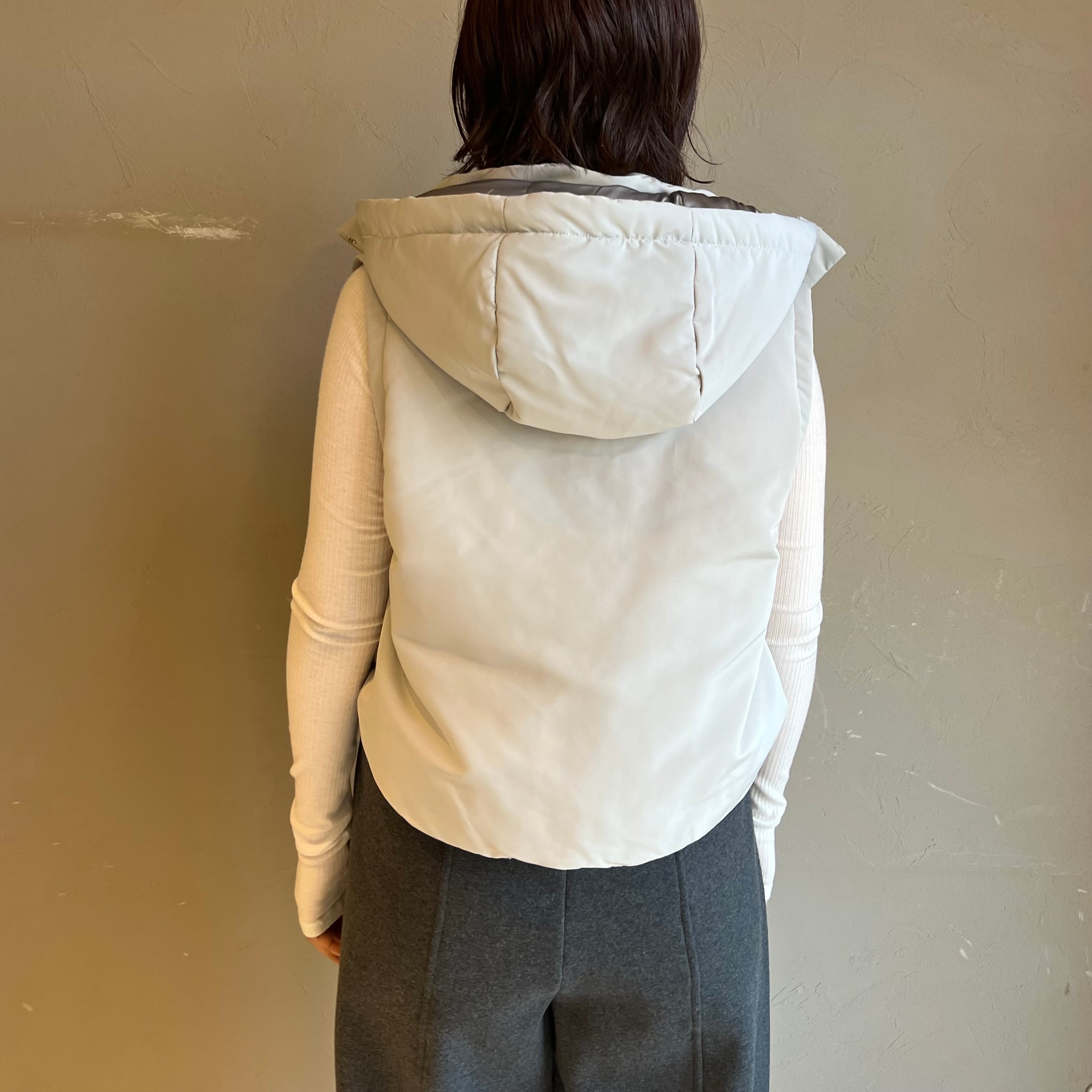 フード付きダウンベスト | valance 福井｜レディース セレクトショップ