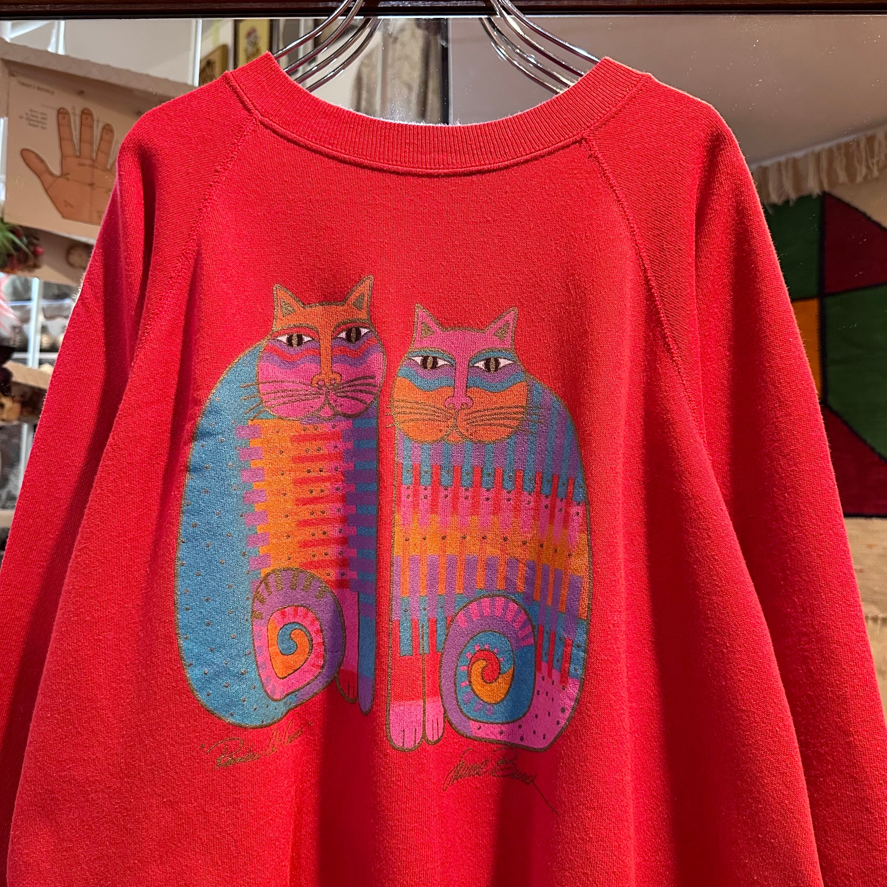 80s laurel burch スウェット