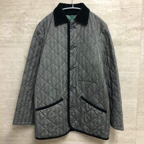 Mackintosh Philosophy マッキントッシュ フィロソフィー キルティングジャケット 36 グレー 中目黒z02 ブランド 古着brooch