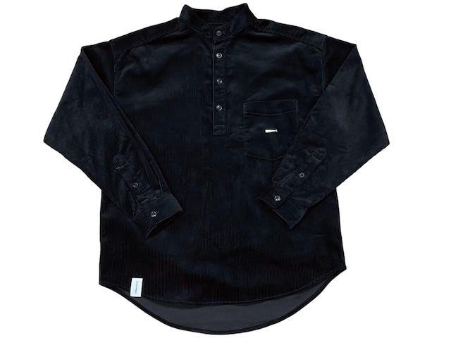 20％OFF DESCENDANT 20AW TETTY CORDUROY SHIRT BLACK 2 100KB2894