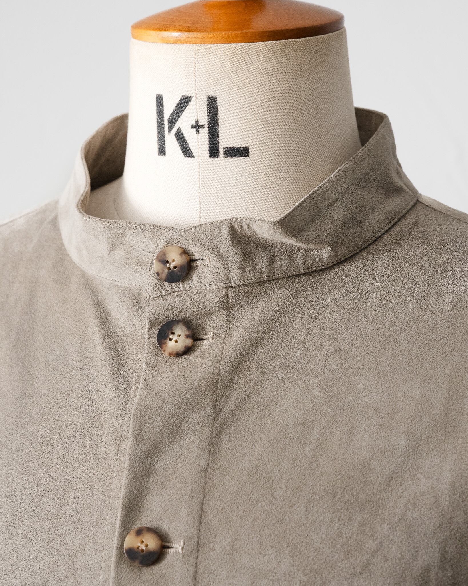 90's]”hollington” Suede Stand Collar Jacket | recollection vintage