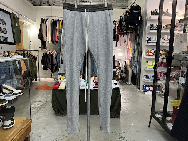 均一SALE‼ FEAR OF GOD FOURTH COLLECTION DRAWSTRING TROUSER WOOL GREY  SMALL 44590