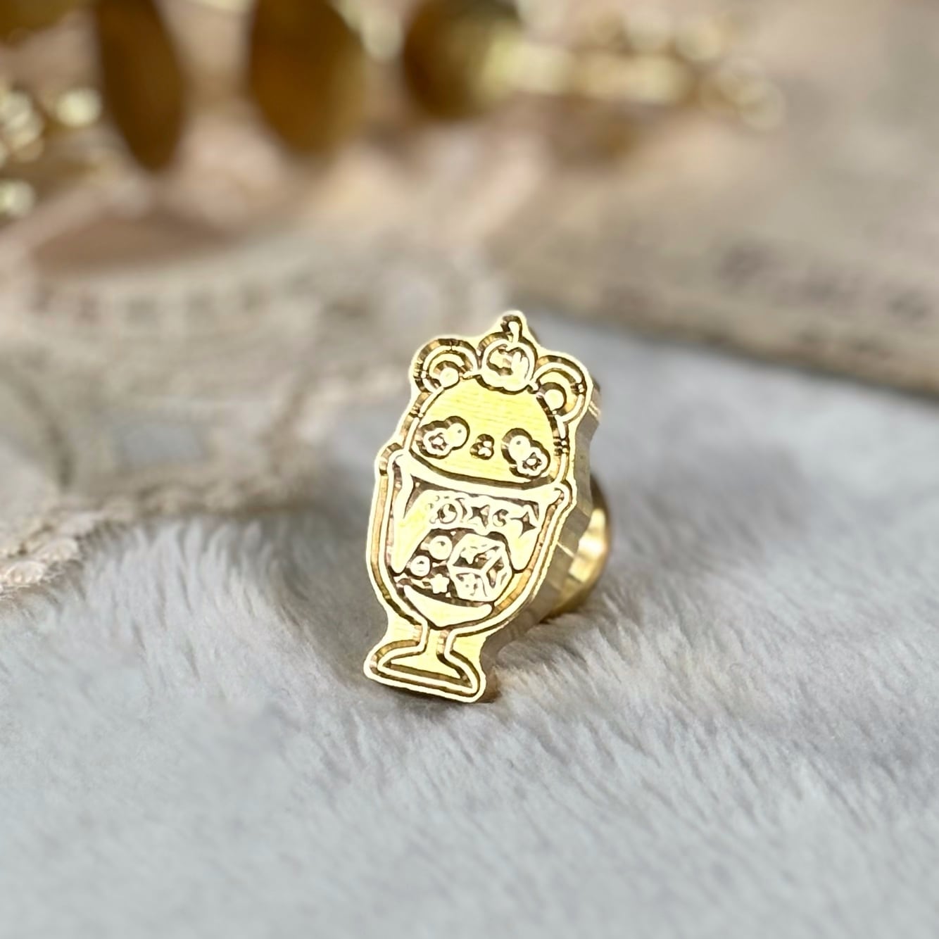 【縦28㎜×横15㎜】エクシムオリジナルヘッド ぱちぱちソーダ シロクマ