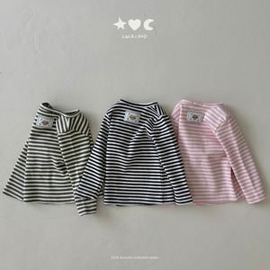 【ノベルティ&送料無料】Striped stretchy t / lalaland
