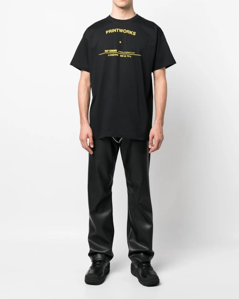 RAF SIMONS】Tour Date プリント Tシャツ | idealclasse