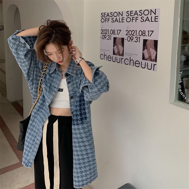 スタイルルーズジャケット オータムトップス ロング 秋物 モンロー69641254920