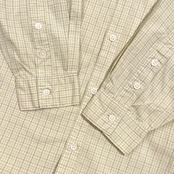 Mademoiselle NON NON マドモアゼルノンノン チェック柄 長袖シャツ/うすイエロー系 レディース