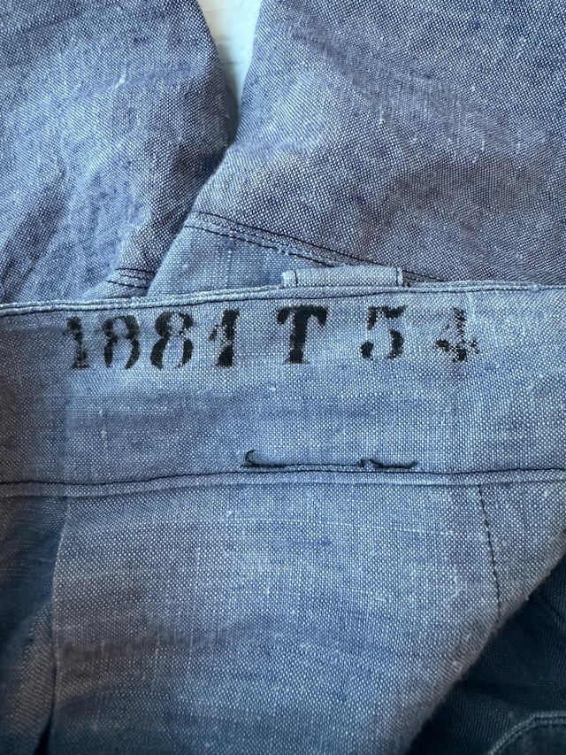 フランス海軍 French Navy ラミーリネン セーラーパンツ 50s ミリタリー ヴィンテージ古着 画像7