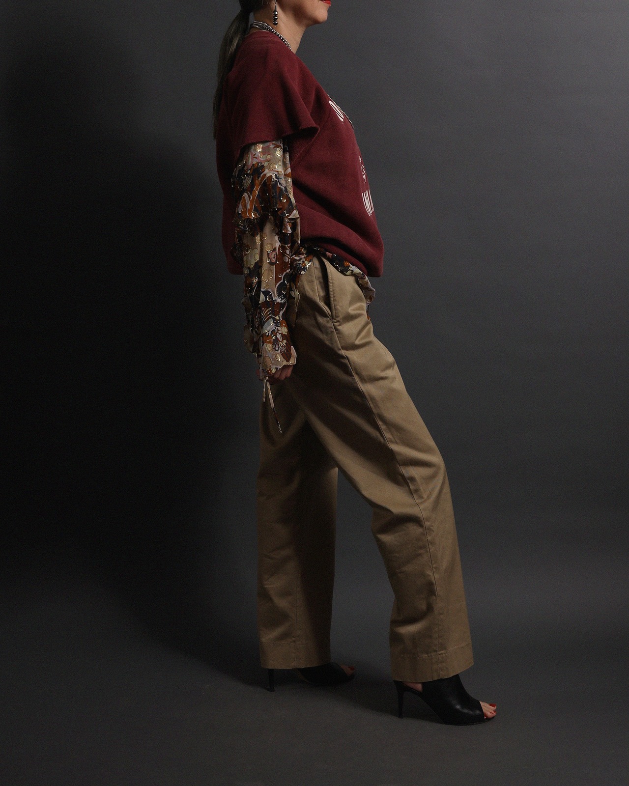1960-70's North Hills Indians / Short Sleeve Sweat Shirt
