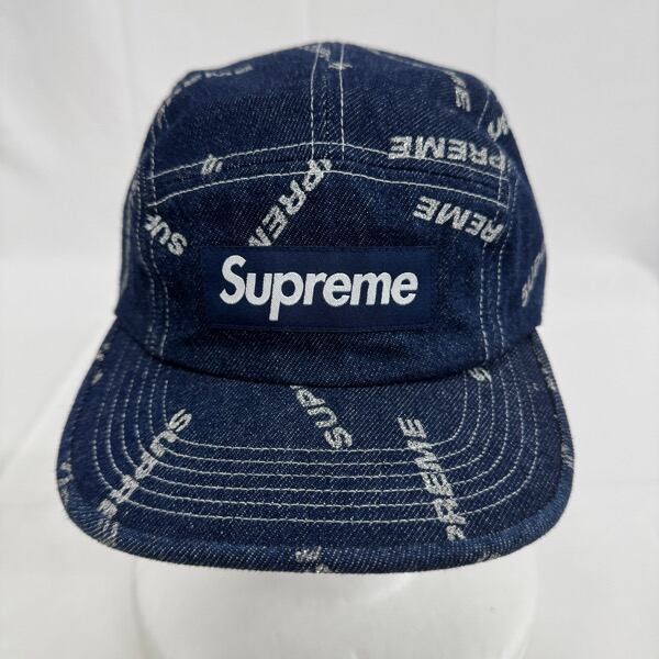 シュプリーム SUPREME 17SS Denim Logo Camp Cap Supreme/シュプリーム【17SS】Logo Denim Camp Cap/ロゴ デニム