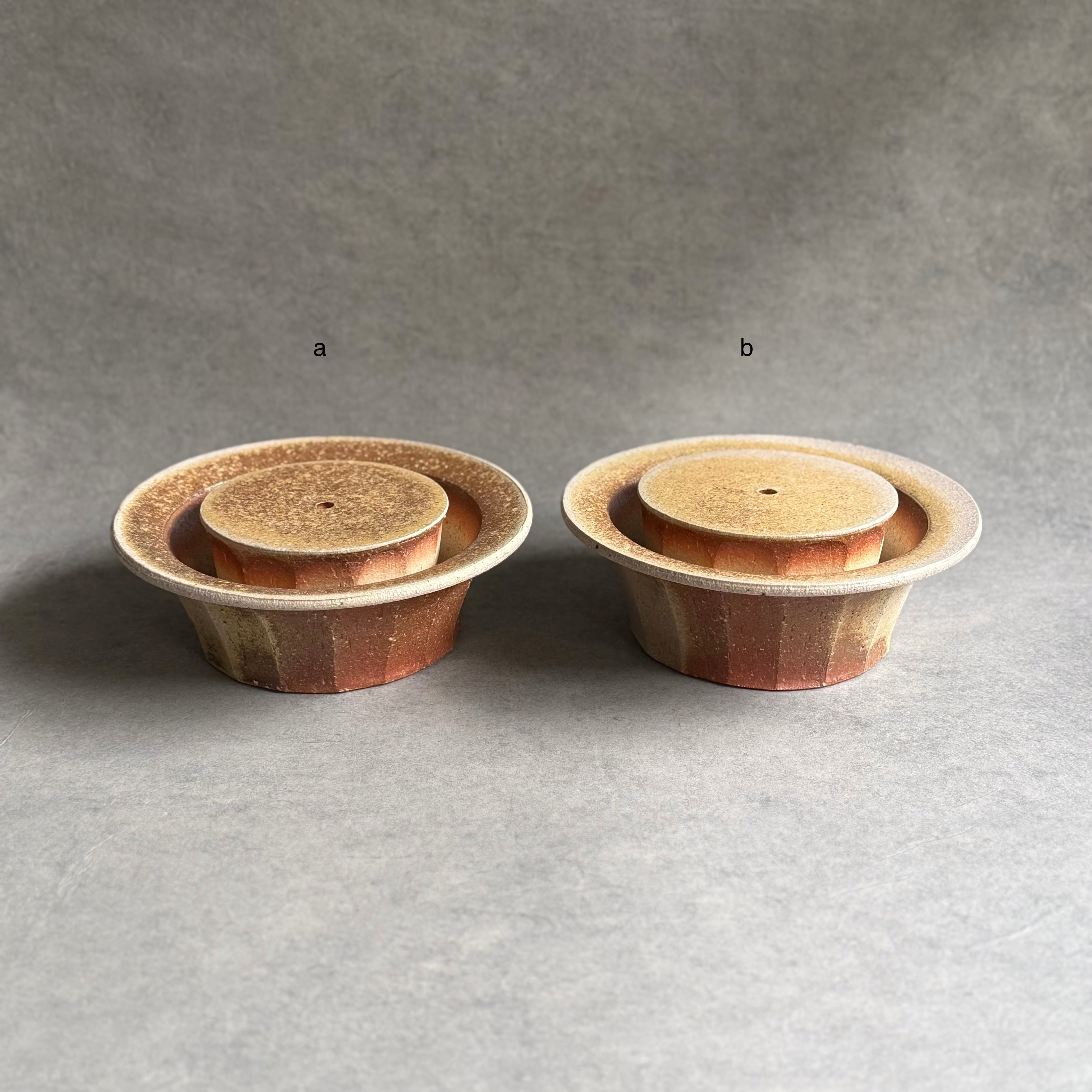 境道一 南蛮白焼締 茶盤 | gallery 一白