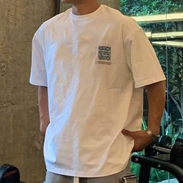 Short Sleeve Print Loose T-Shirt ◇4color