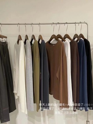 ゆる無地ロンT　AJ2085-I021