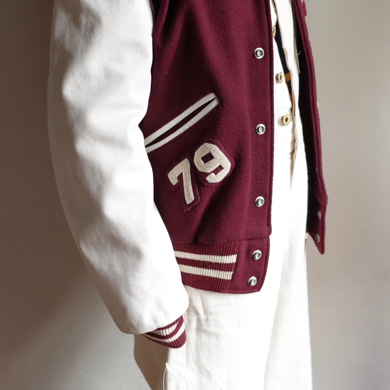 1970-80's AWARD JACKET/スタジャン/XS(YOUTH16)