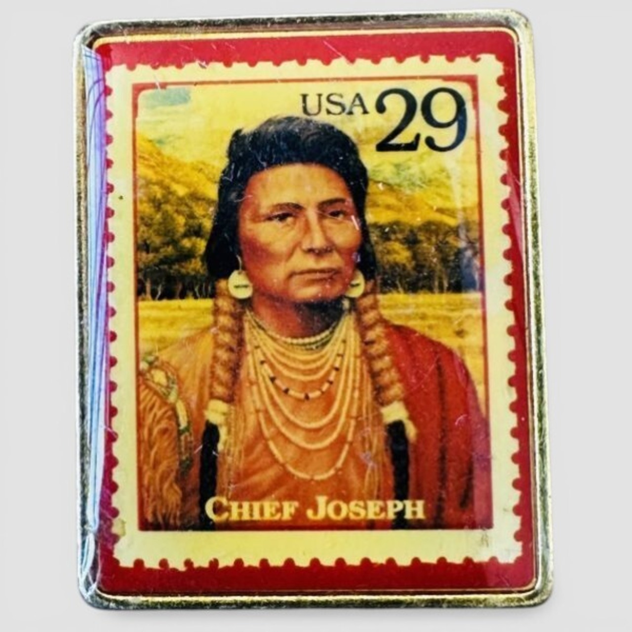 [M960] vintage 1994's Chief Joseph ピンズ