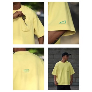 Back logo pocket tee 0933