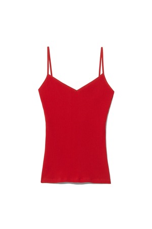 [LE17SEPTEMBRE] BASIC RIBBED TANK TOP [RED]  正規品 韓国ブランド 韓国通販 韓国代行 韓国ファッション LE 17 SEPTEMBRE ル 17 セプテンバー le 917韓国 店舗