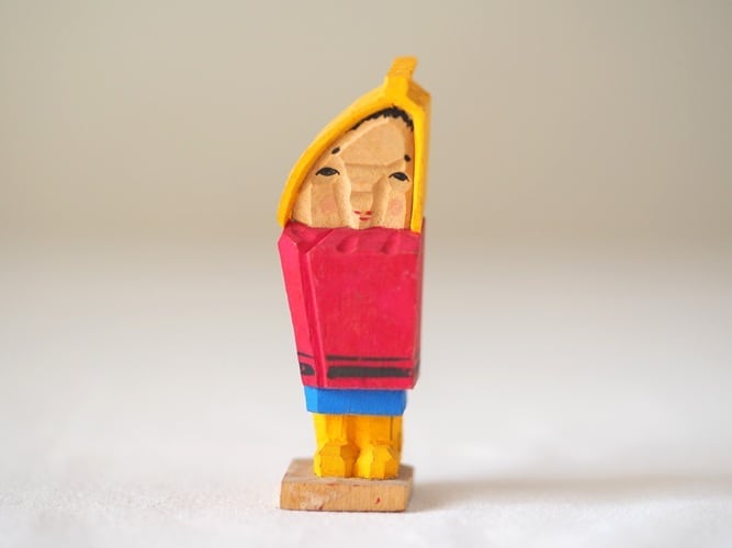 木彫り人形（雪ん子） | ソラシカ散歩