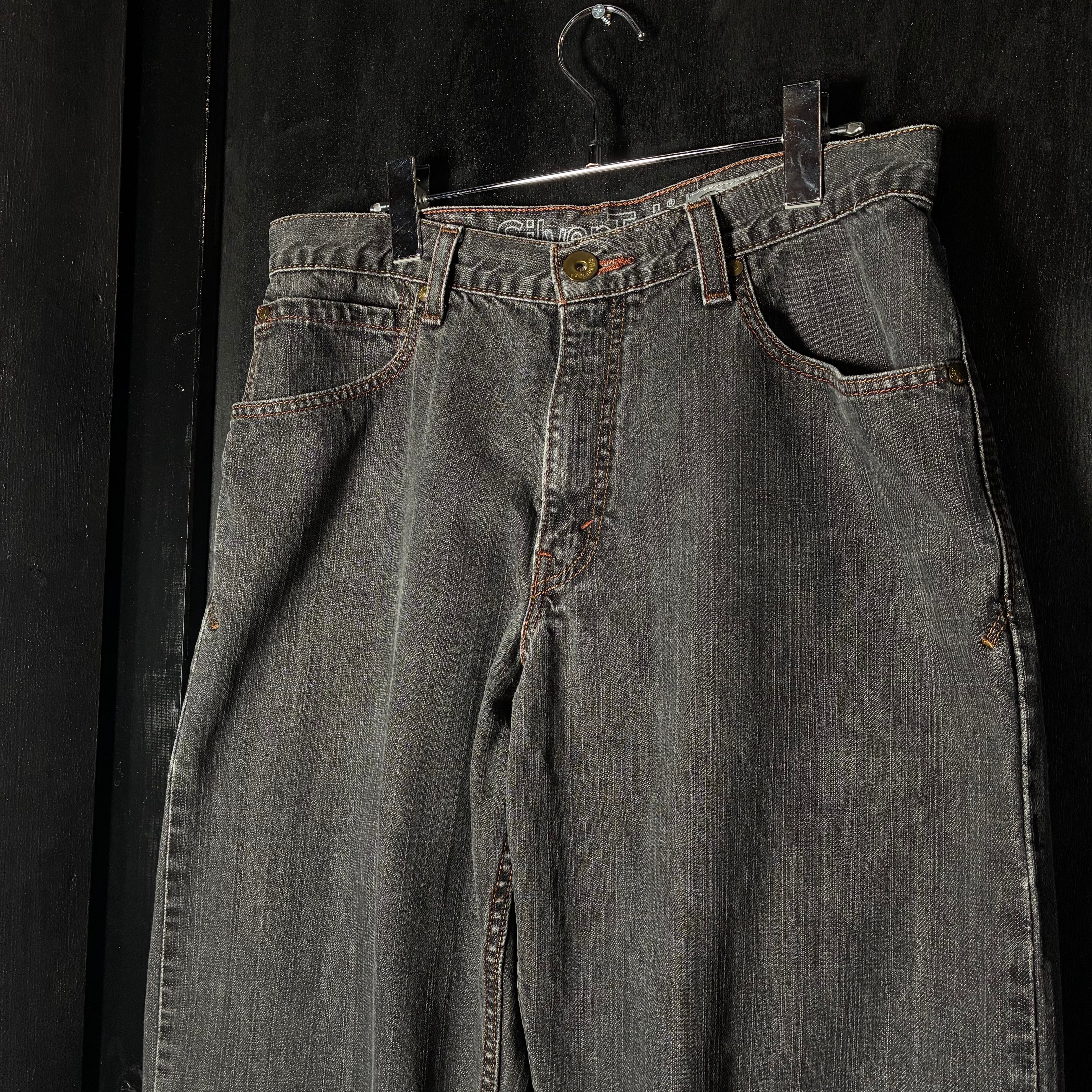 メキシコ製 Levi's Silver Tab Baggy 先染めブラック W33 リーバイス