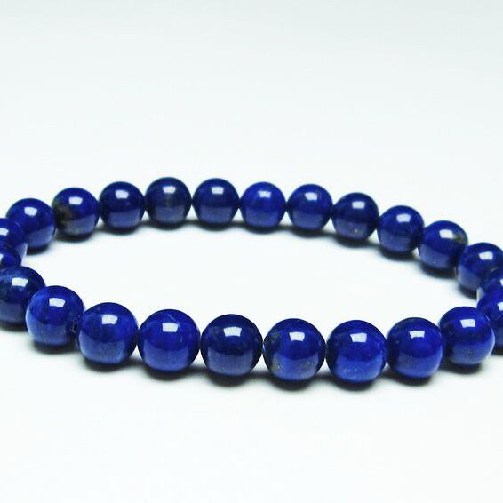 ラピスラズリ ブレスレット 8mm 一点物 111-31085