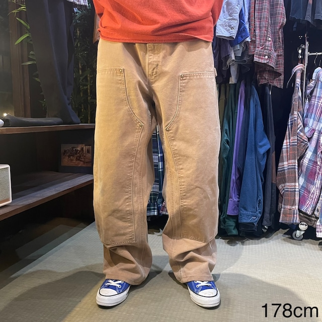 【W46×L30#裾上げ済み】Carhartt   ペインターパンツ　コットン100%   ブランドタグ