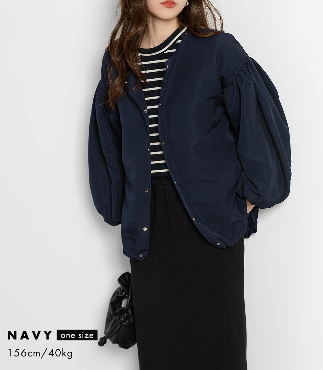 【新品未使用】　23区　ジップアップジャケット バルーンスリーブ　38サイズ Levi's/リーバイス】 BALLOON SLEEVE TRCKER バルーンスリーブ