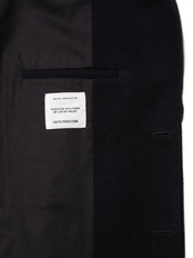 Wool Mossa Chester Coat (Short) - Black -