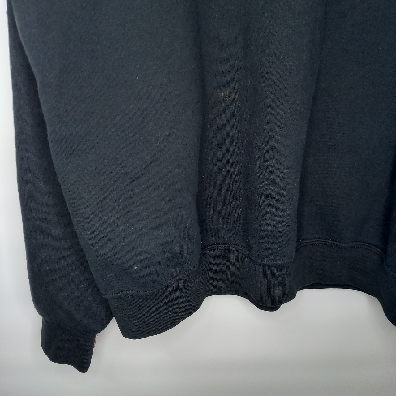 フルーツオブザルーム　クルーネック　スウェット　無地トレーナー　ブラック　L/G