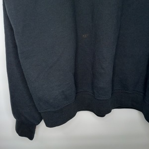 フルーツオブザルーム　クルーネック　スウェット　無地トレーナー　ブラック　L/G