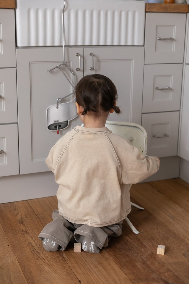《予約》送料無料【oatmeal】Stitch Raglan