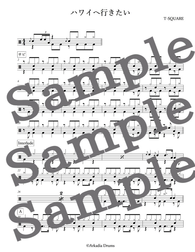 ハワイへ行きたい（T-SQUARE）