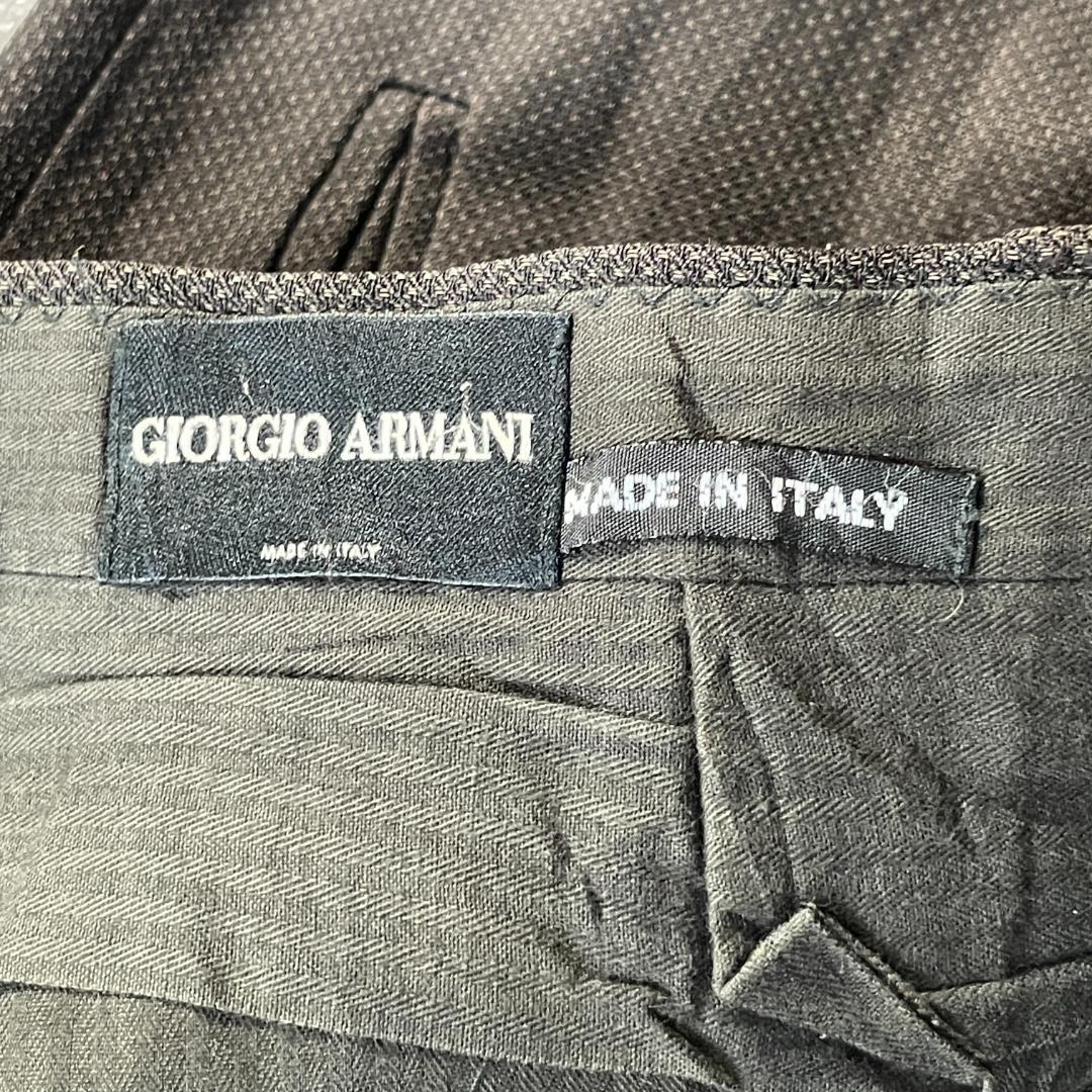 90s GIORGIO ARMANI slacks black イタリア製 | ib2