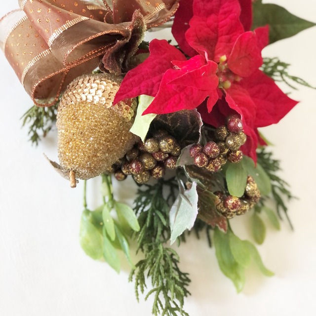 クリスマススワッグ ヤドリギと洋梨のオーナメント Naori Starry Garden ナオリ スターリィガーデン クリスマススワッグ ヤドリギと洋梨のオーナメント Naori Starry Garden ナオリ スターリィガーデン