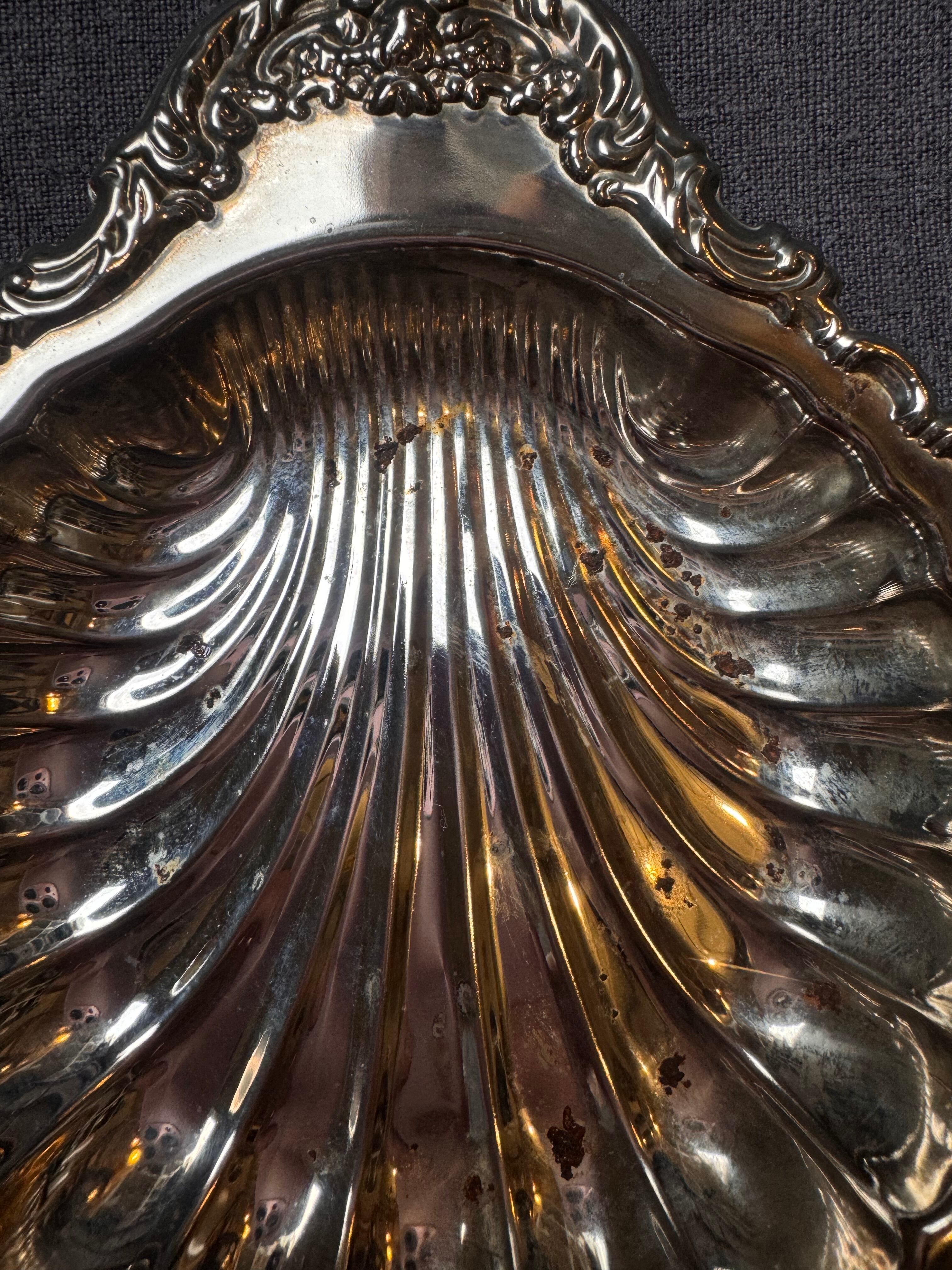 フランスアンティーク バンブー クリスタルガラスのトレイ クリア硝子 カフェ フランスアンティーク バンブー クリスタルガラスのトレイ