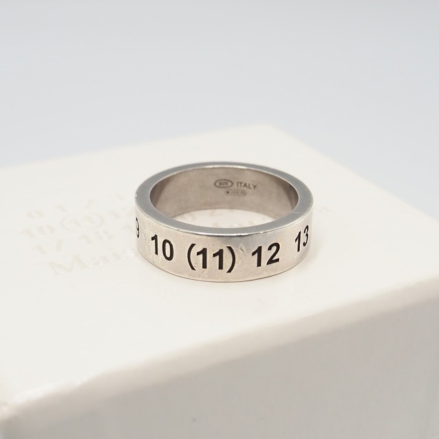 Maison Margiela 約20号 ナンバーリング シルバー925 メゾンマルジェラ 付属品付き