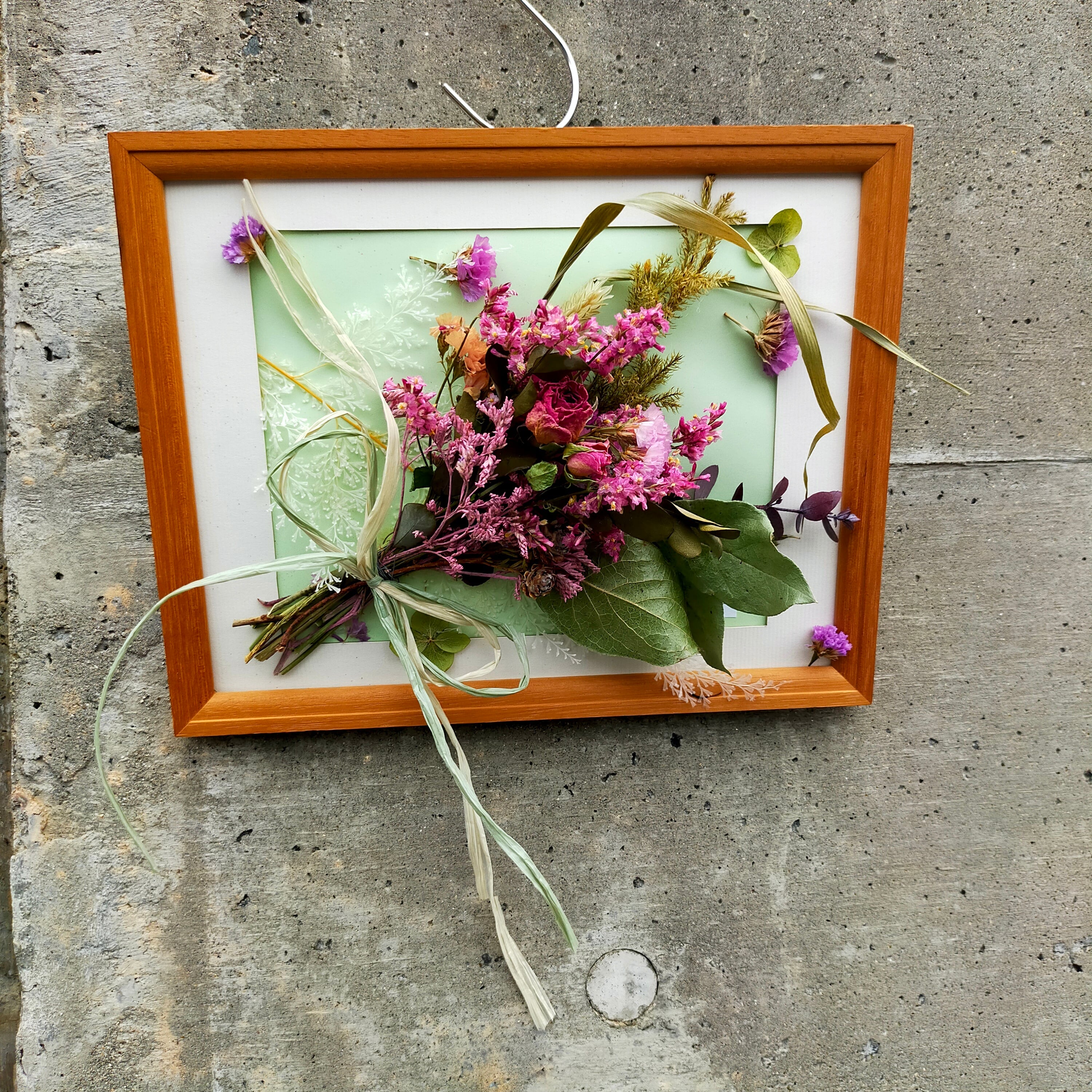 ブーケアートフレームS【Dried flowers Bouquet art frame S】