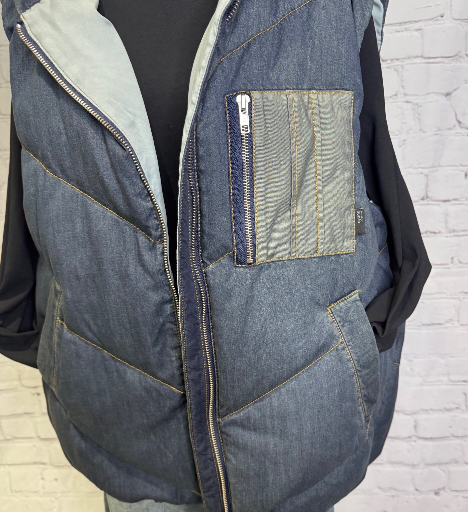 SALE！ayane アヤン ダンガリーダウンベスト 875823 | Select Shop