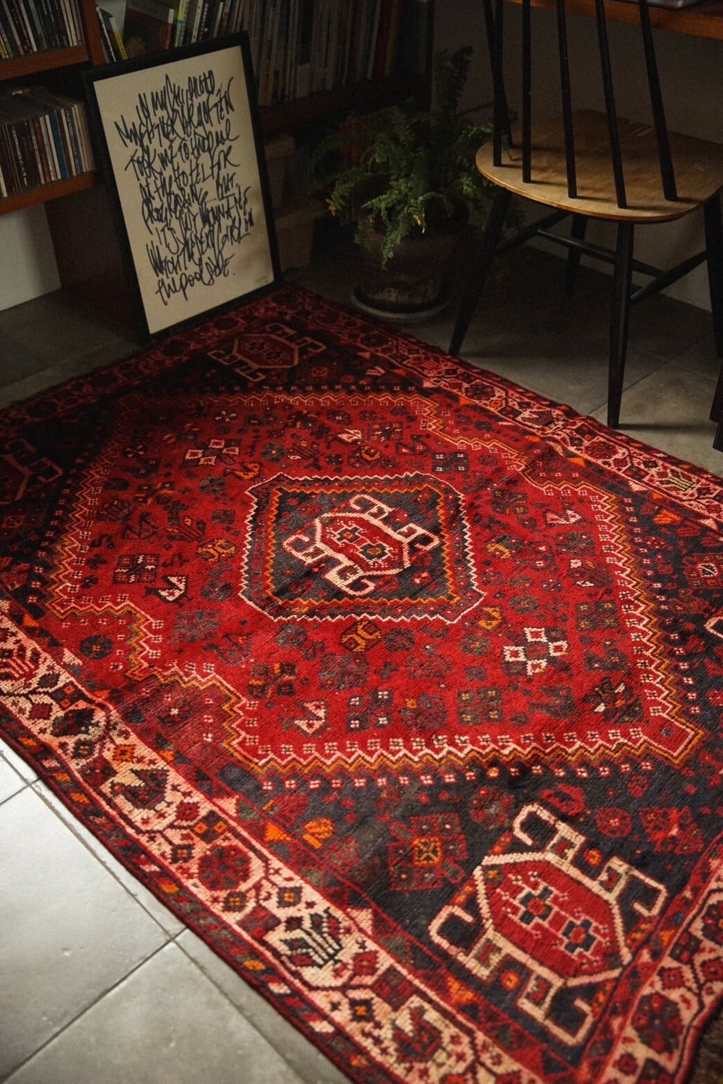 308 -Vintage Qashqai rug