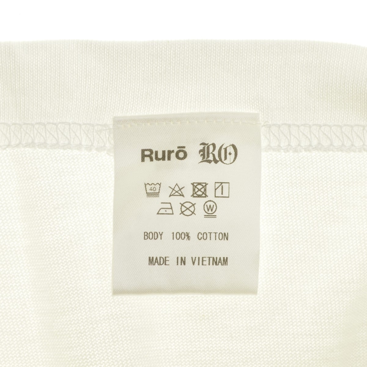 Ruro / ルロー roku取扱い RO016 BEIGE Tシャツ | カンフル御幸町店