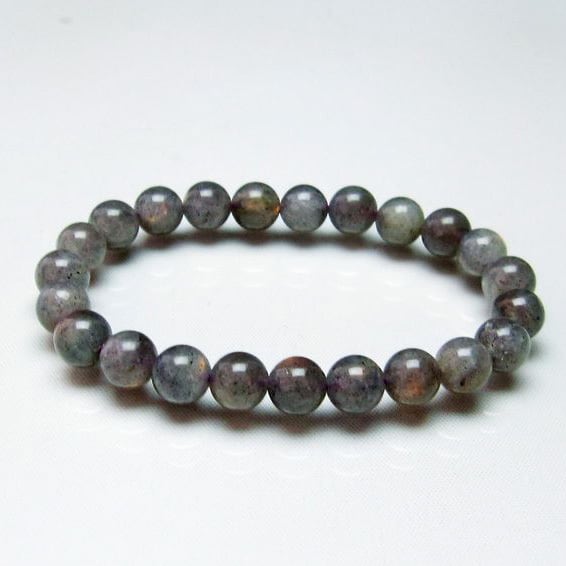 ピンク ラブラドライト ブレスレット 9mm 一点物 メール便送料無料 [M便 1/10] 111-25061