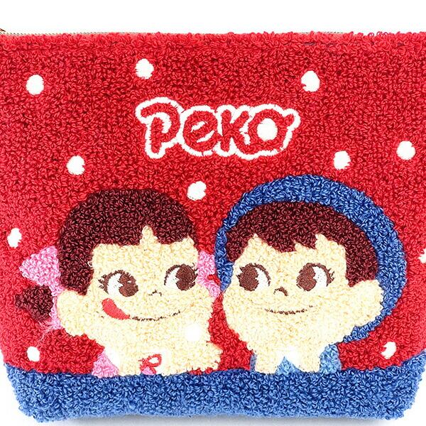 不二家 ペコちゃん Peko&Poko スウィートミルキー ポーチ 小物入れ