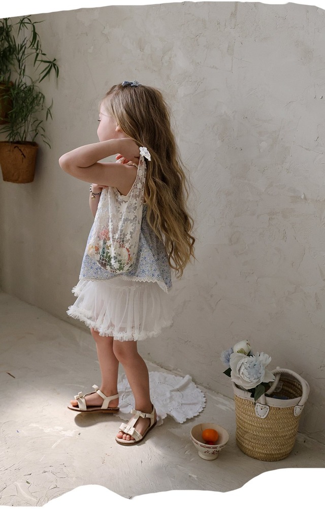 ※お洋服と同梱限定※【5/9〆予約】<flo>  Riena lace mini BAG