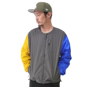 gym master ジムマスター リバーシブルノーカラージャケット メンズ ボア ナイロン アウター G918634